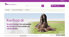 Desktop Screenshot of kwshop.sk